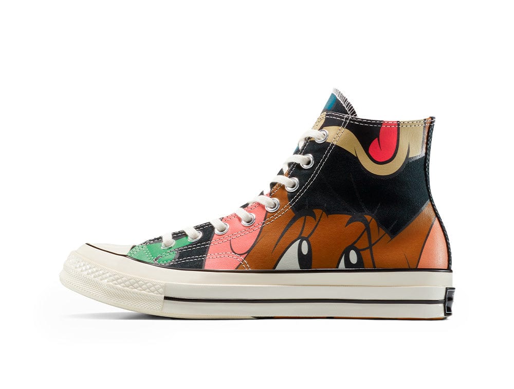 Zapatilla Converse Chuck 70 Hi Tom y Jerry Unisex Negro